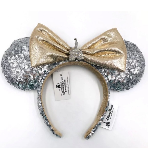 💕Disney Cinderella Castle Minnie Mouse Ears - Picture 1 of 6